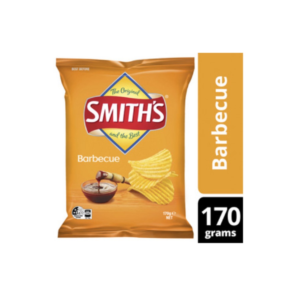 스미스 크링클 컷 BBQ 포테이토 칩 170g, Smiths Crinkle Cut BBQ Potato Chips 170g