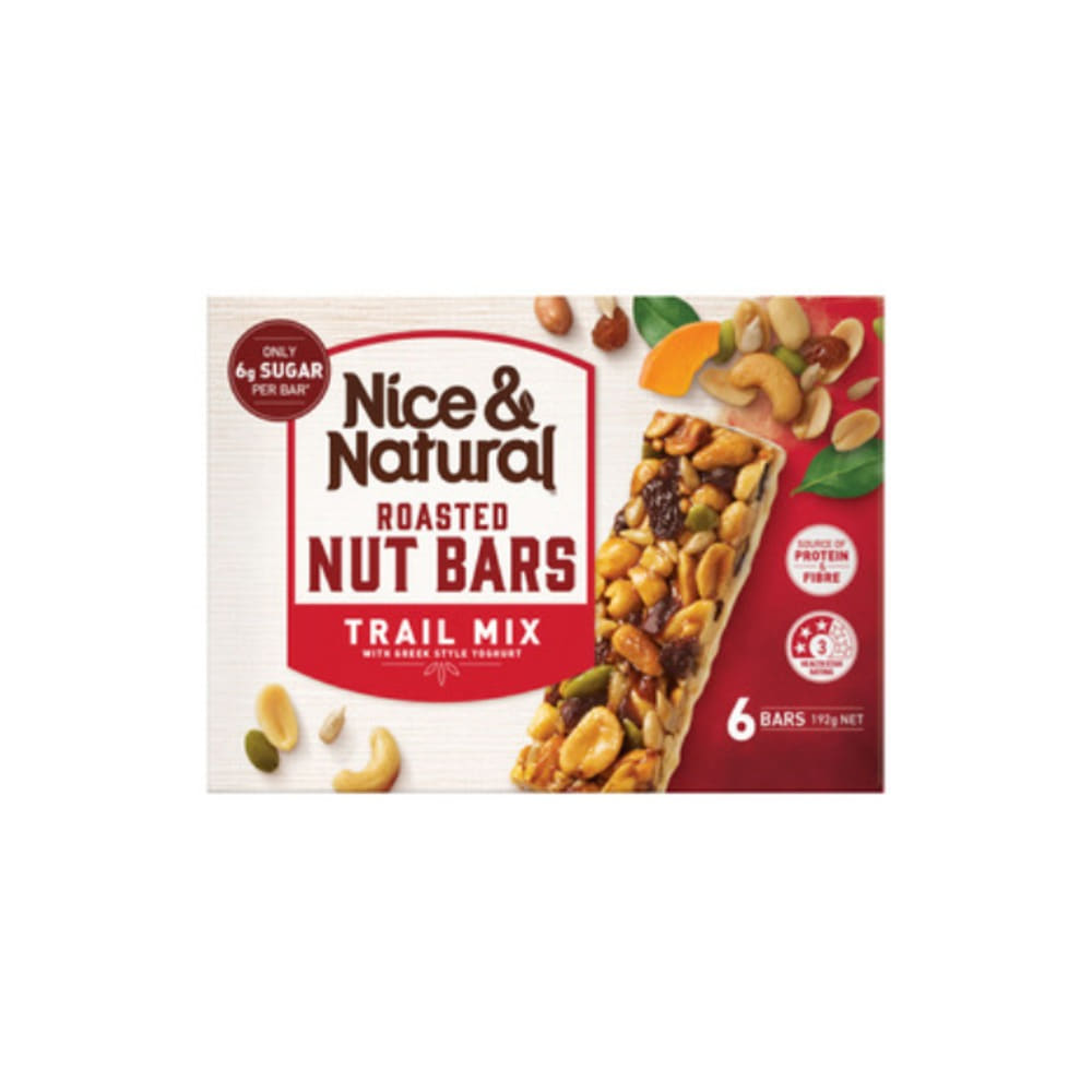 나이스 &amp; 내추럴 트레일 믹스 넛 바 192g, Nice &amp; Natural Trail Mix Nut Bars 192g