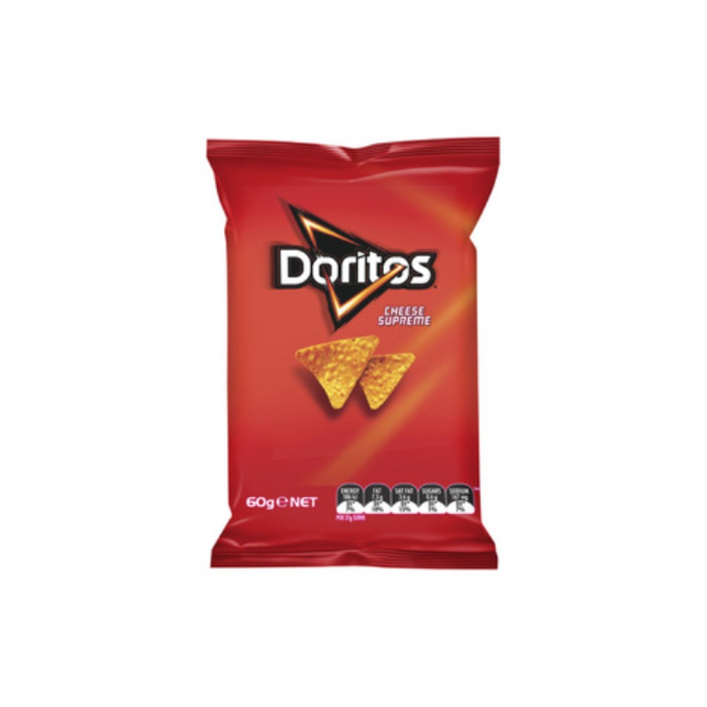 도리토스 치즈 수프림 콘 칩 60g, Doritos Cheese Supreme Corn Chips 60g