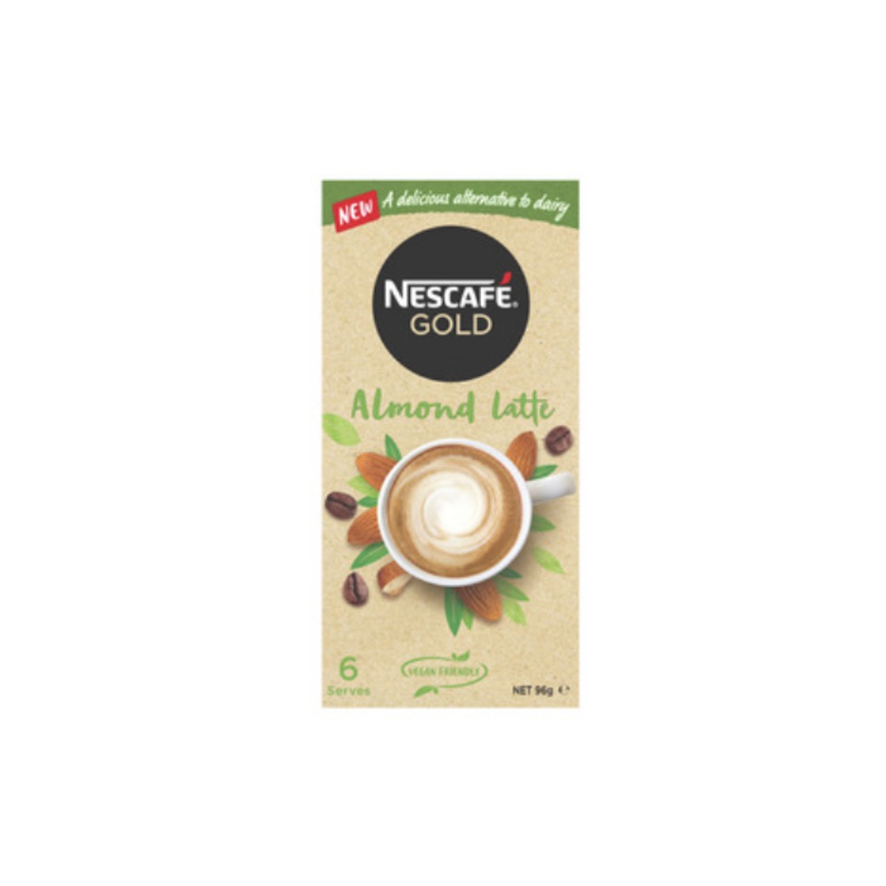 네스카페 골드 아몬드 라떼 커피 사쉐 6 팩, Nescafe Gold Almond Latte Coffee Sachets 6 pack