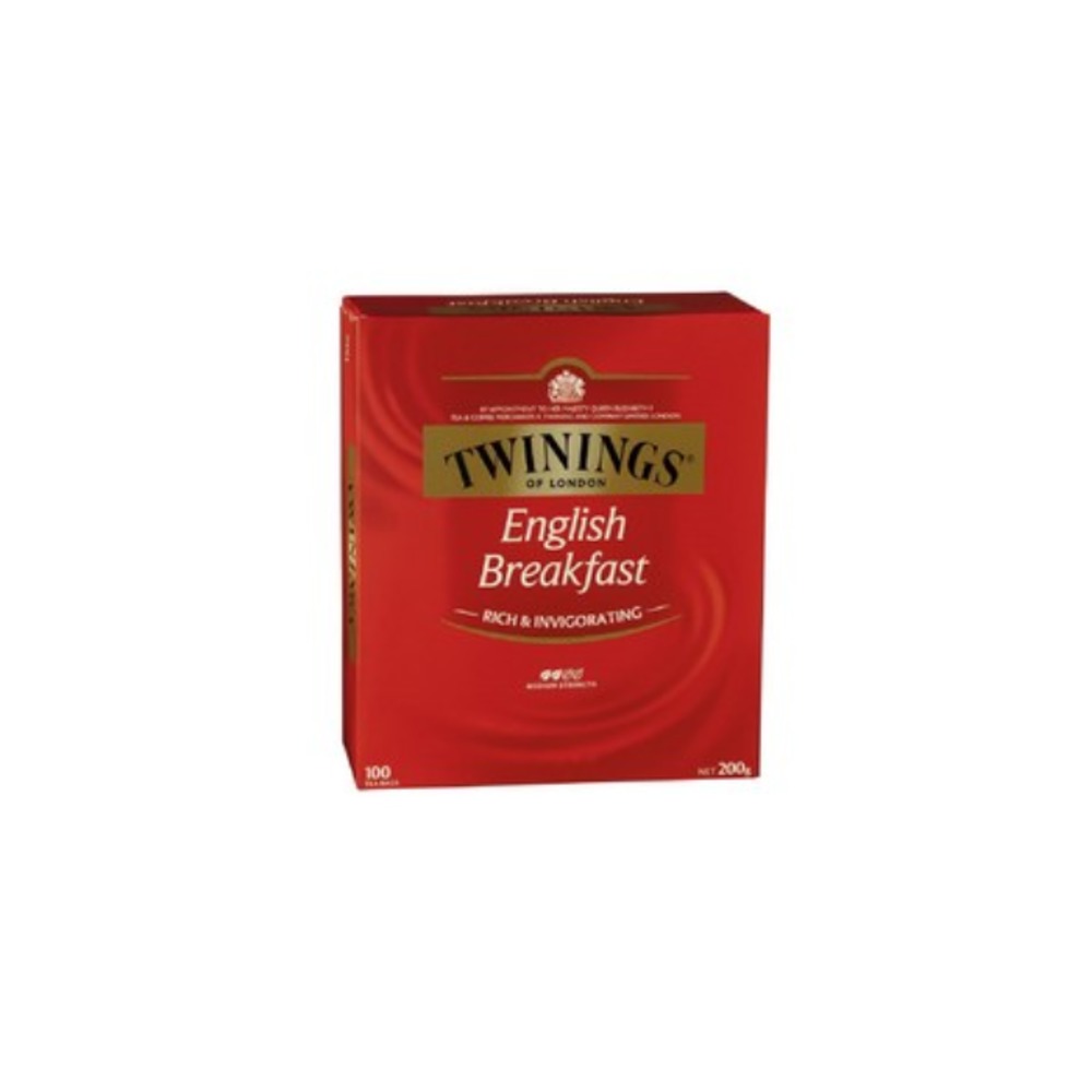 트와이닝스 잉글리시 브렉퍼스트 티 배그 100 팩 200g, Twinings English Breakfast Tea Bags 100 pack 200g