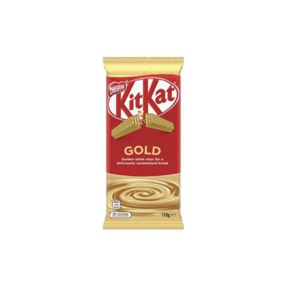 네슬레 킷캣 골드 화이트 초코렛 위드 카라멜라이즈드 브레이크 170g, Nestle KitKat Gold White Chocolate with Caramelised Break 170g