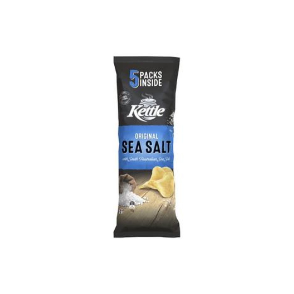 케틀 오리지날 씨 솔트 포테이토 칩 5 팩 92g, Kettle Original Sea Salt Potato Chips 5 pack 92g