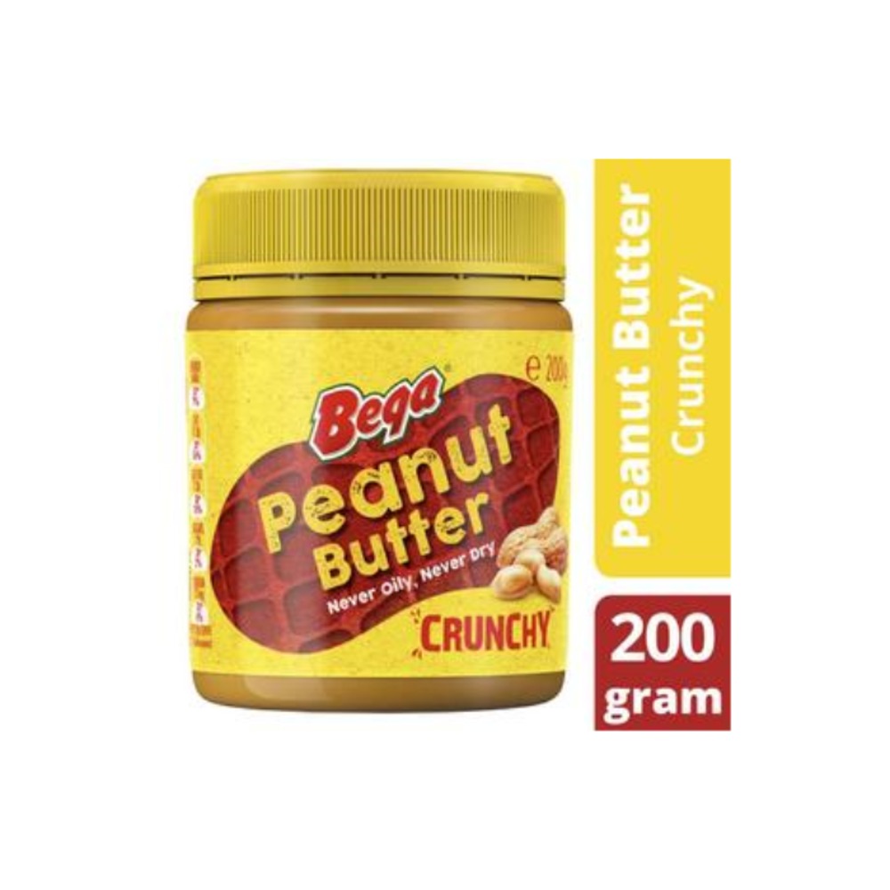 베가 피넛 버터 크런치 200g, Bega Peanut Butter Crunchy 200g