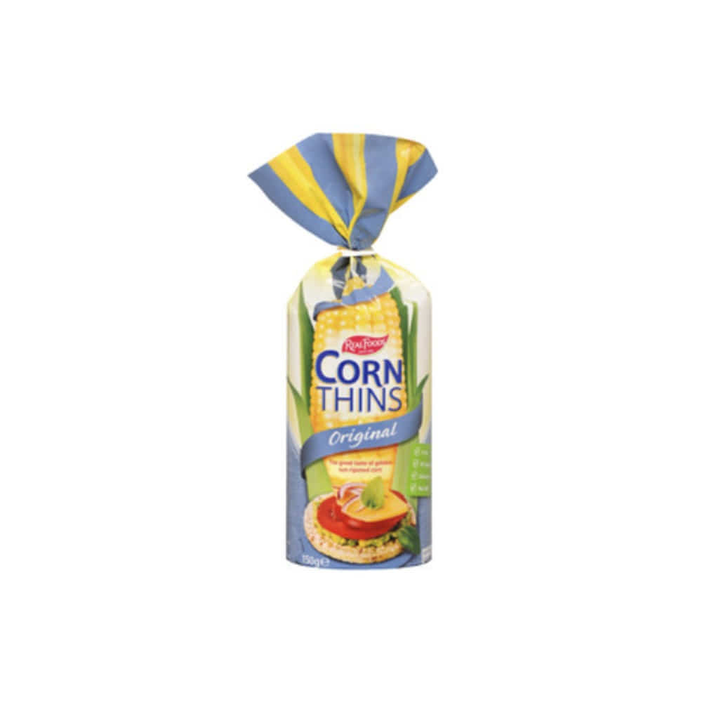 리얼 푸드 오리지날 콘 띤즈 150g, Real Foods Original Corn Thins 150g