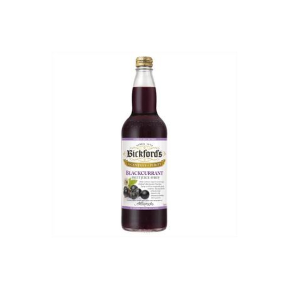 빅포즈 블랙커런트 프룻 쥬스 시럽 보틀 750ml, Bickfords Blackcurrant Fruit Juice Syrup Bottle 750mL