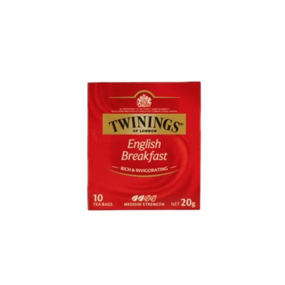 트와이닝스 잉글리시 브렉퍼스트 티 배그 10 팩 20g, Twinings English Breakfast Tea Bags 10 pack 20g