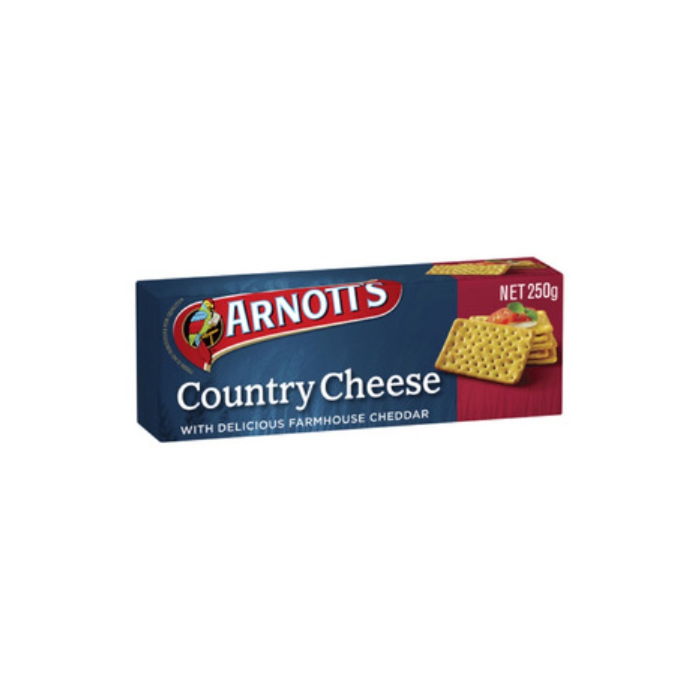 아노츠 컨트리 치즈 크래커 250g, Arnotts Country Cheese Crackers 250g