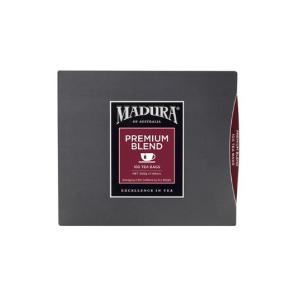 마두라 프리미엄 블랜드 티 배그 100 팩 200g, Madura Premium Blend Tea Bags 100 pack 200g