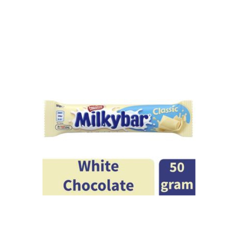 네슬레 밀키바 화이트 초코렛 바 50g, Nestle Milkybar White Chocolate Bar 50g