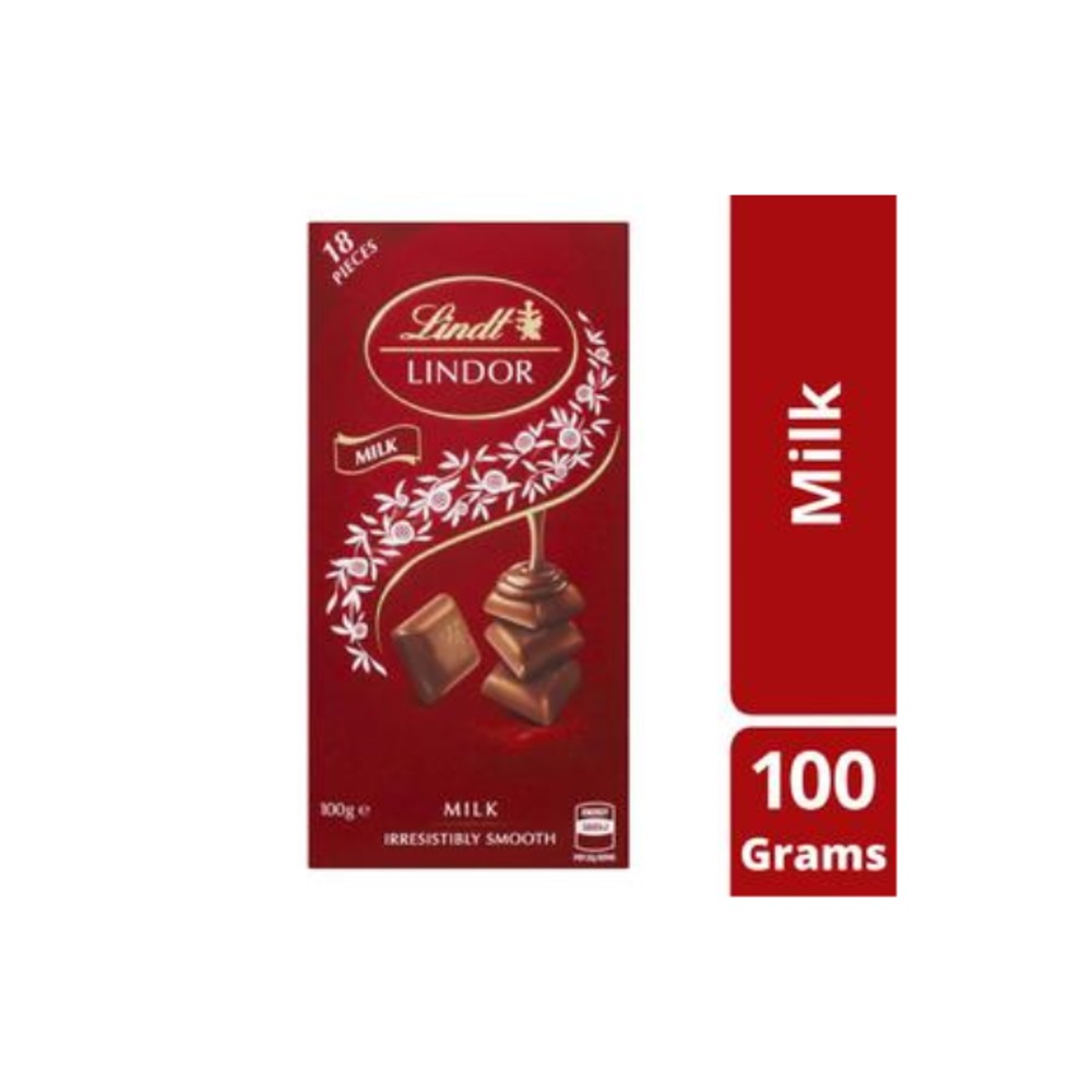 린트 린도르 밀크 초코렛 블록 100g, Lindt Lindor Milk Chocolate Block 100g