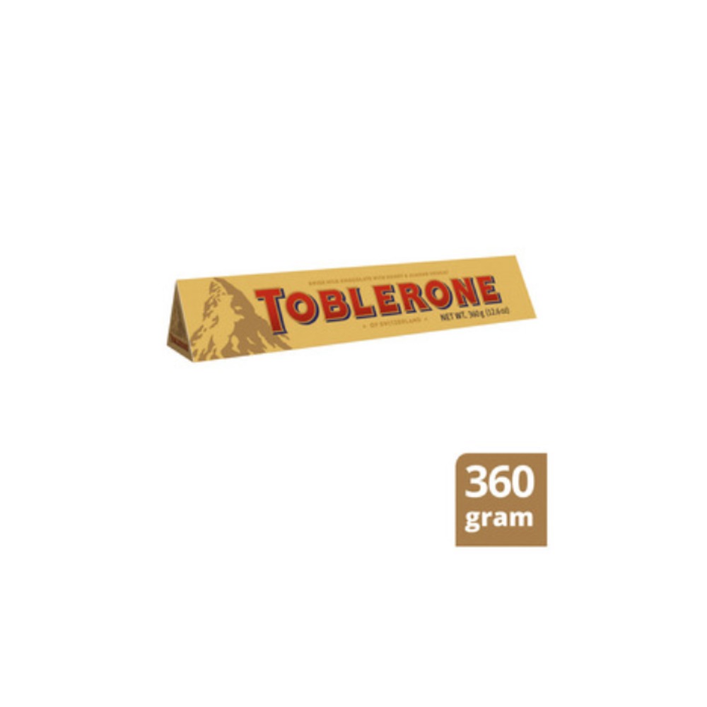 토블론 밀크 초코렛 기프트 바 360g, Toblerone Milk Chocolate Gift Bar 360g