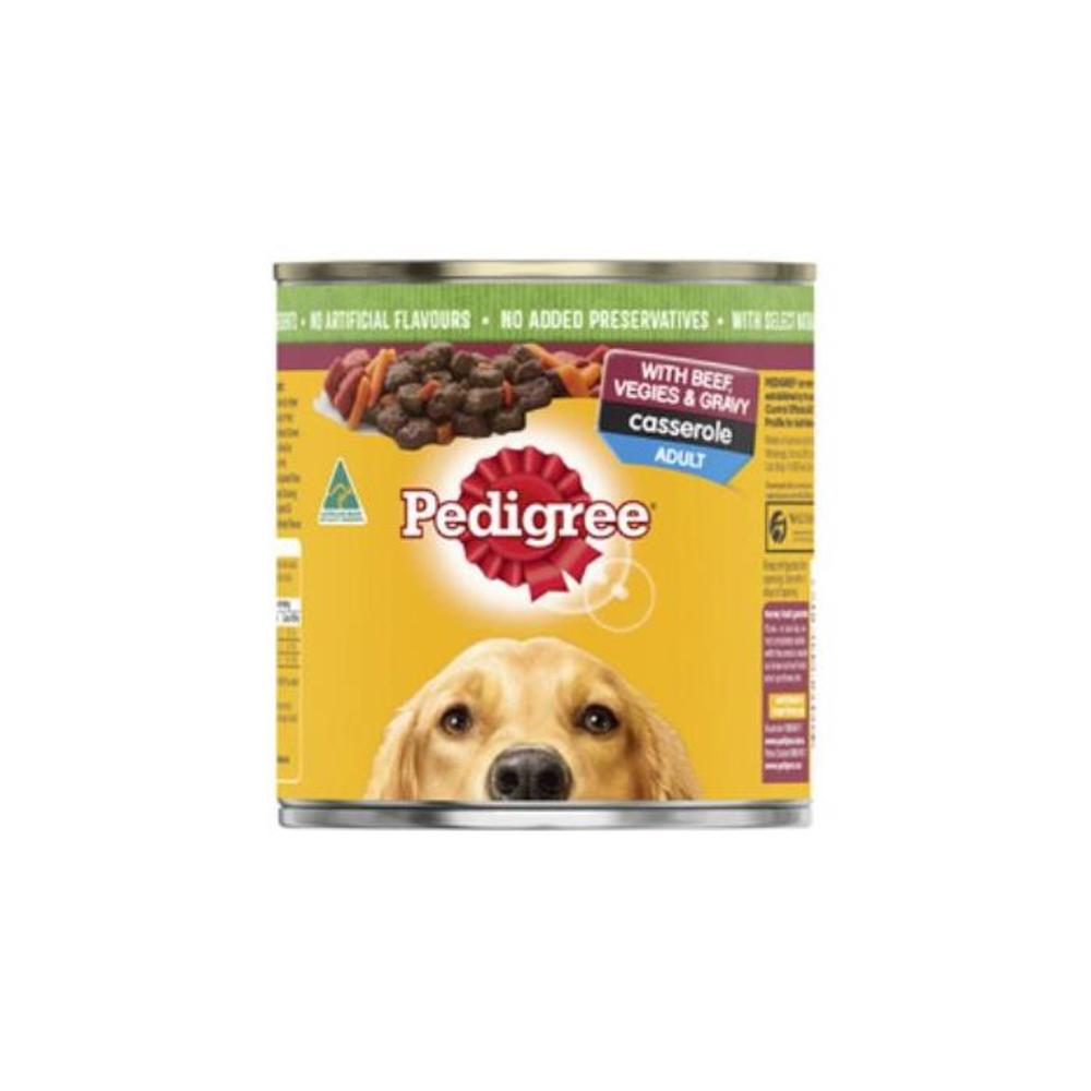 Pedigree Casserole With Beef &amp; Gravy Adult Wet Dog Food Can 700g 5126414P