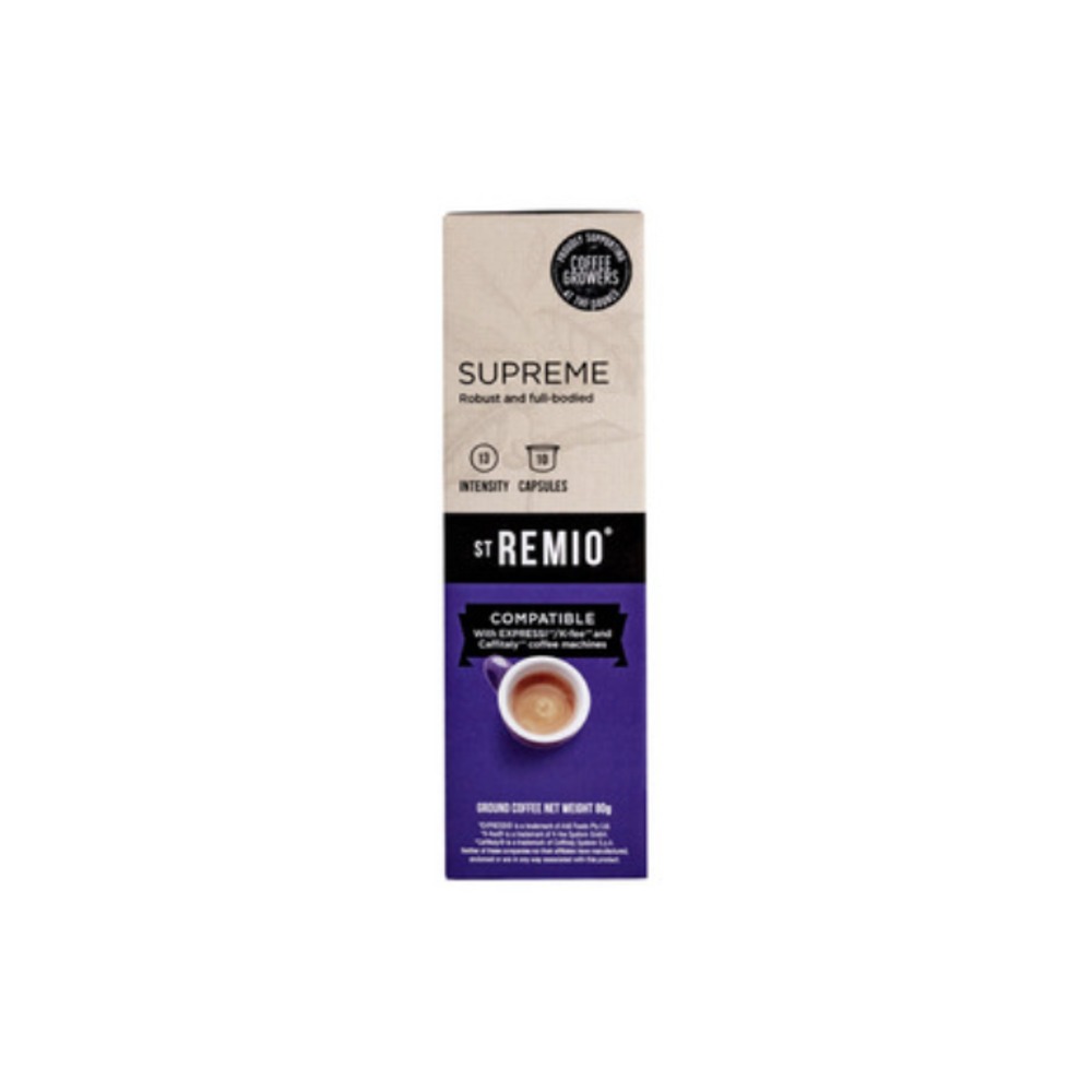 St 레미오 수프림 K-Fee 카피탈리 커피 캡슐 10 팩 80g, St Remio Supreme K-fee Caffitaly Coffee Capsules 10 pack 80g