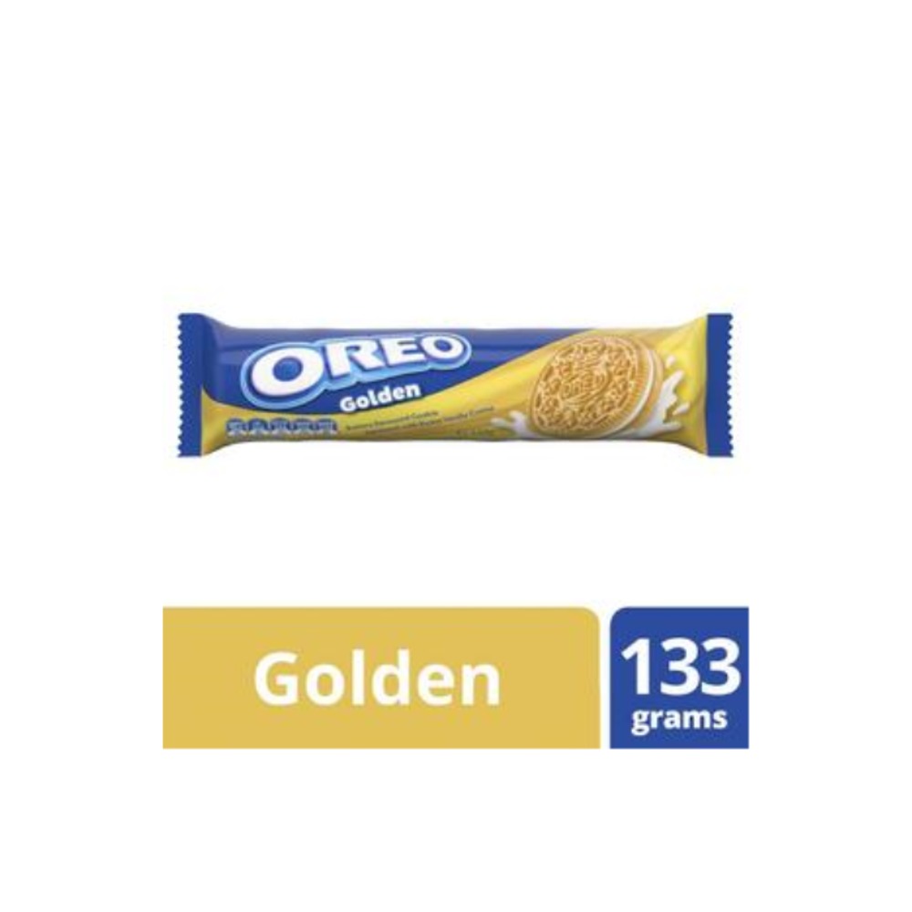 오레오 골든 크림 비스킷 오리지날 133g, Oreo Golden Creme Biscuits Original 133g