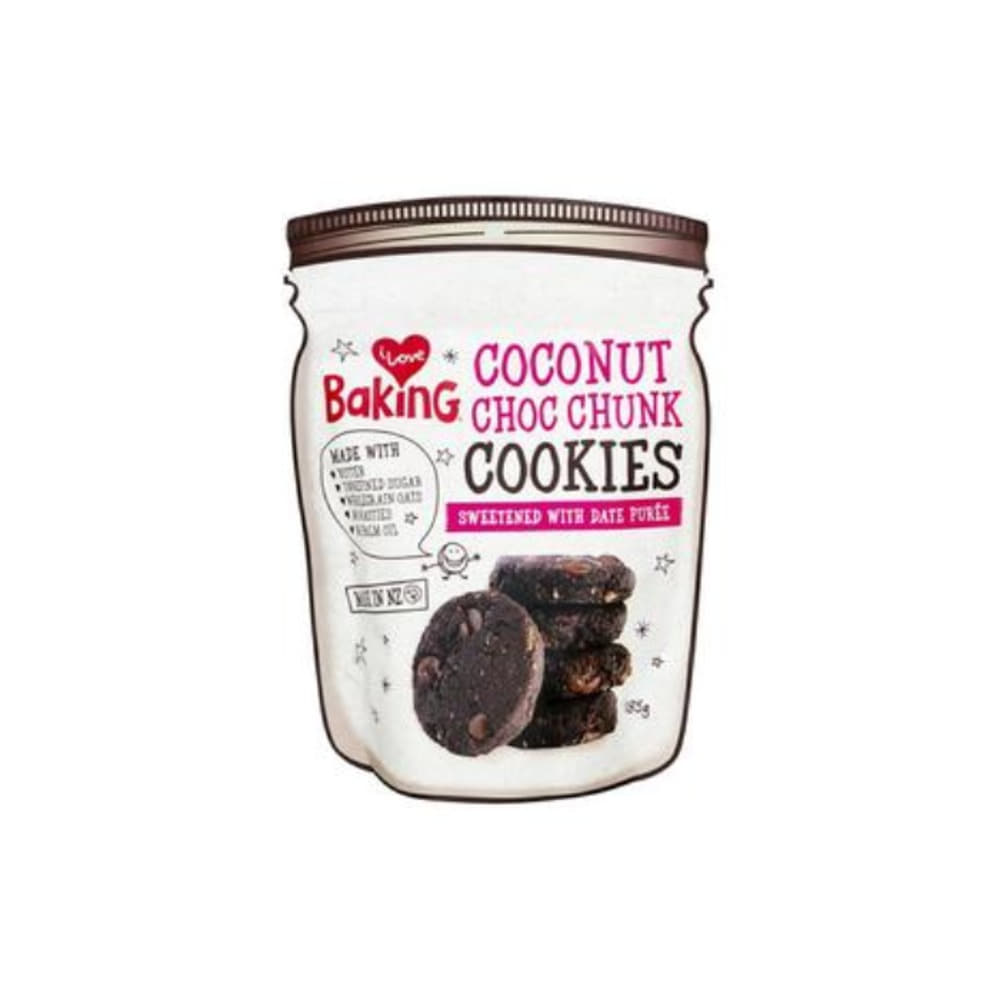 아이 러브 쿠키 코코넛 초코 청크 쿠키 185g, I Love Cookies Coconut Choc Chunk Cookies 185g