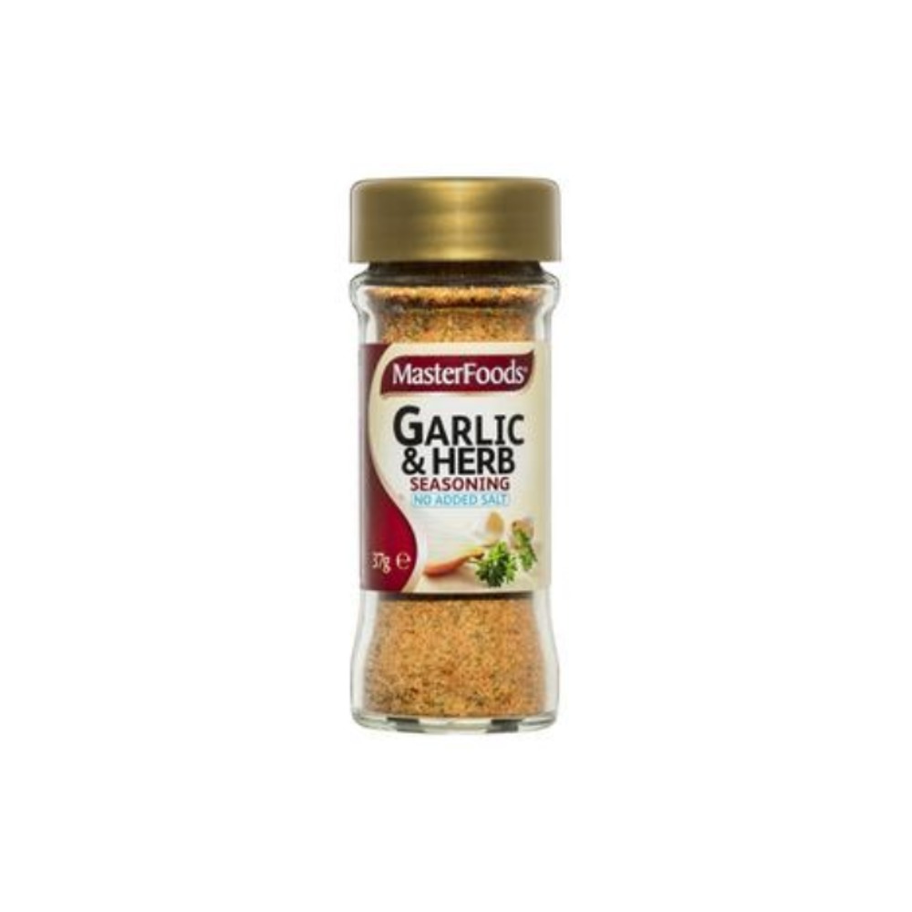 마스터푸드 갈릭 &amp; 허브 노 애디드 솔트 시즈닝 37g, MasterFoods Garlic &amp; Herb No Added Salt Seasoning 37g