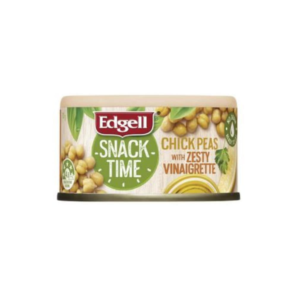 엣젤 스낵 타임 칙 피스 위드 제스티 비나이그렛 70g, Edgell Snack Time Chick Peas With Zesty Vinaigrette 70g