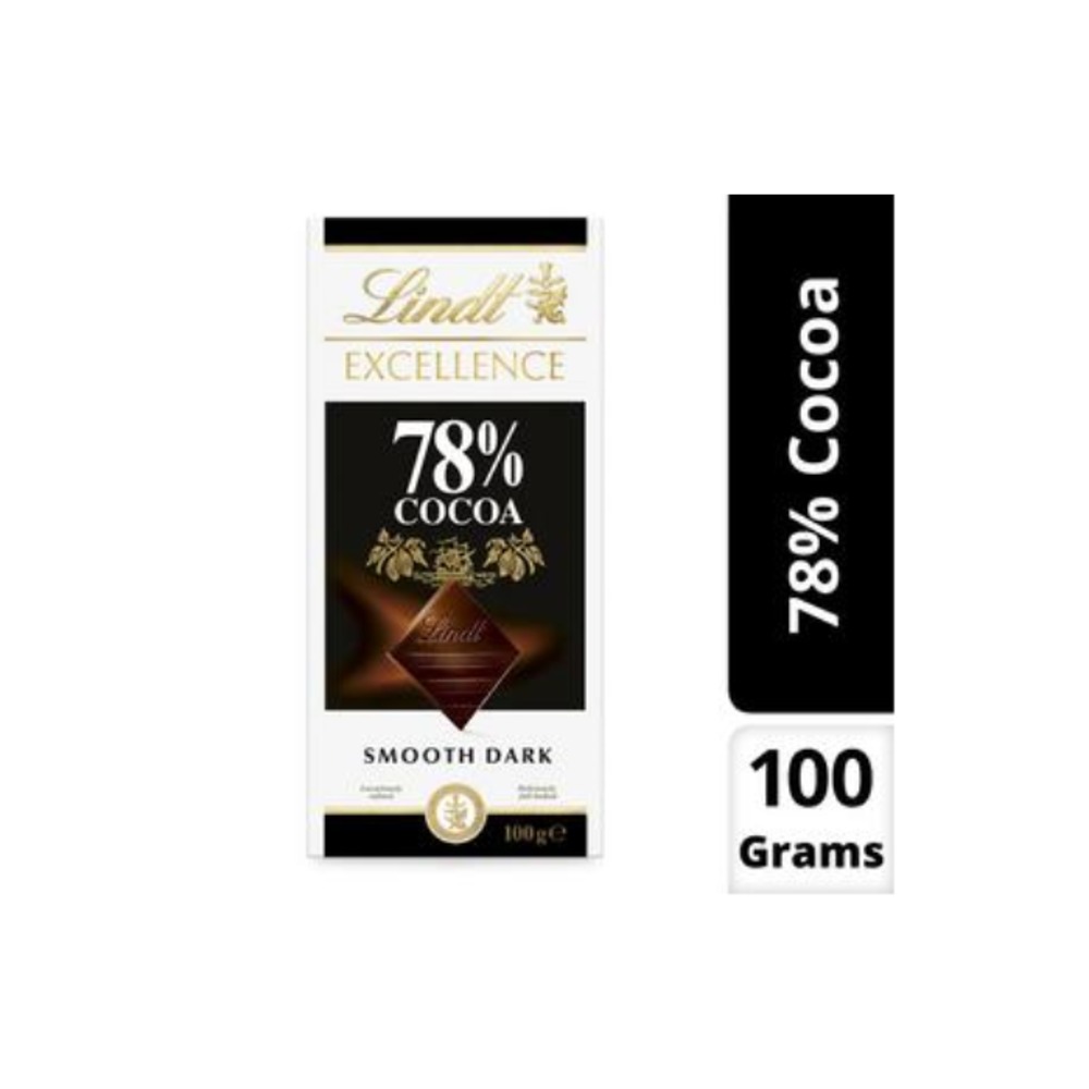 린트 엑설런스 78% 코코아 다크 초코렛 바 100g, Lindt Excellence 78% Cocoa Dark Chocolate Bar 100g