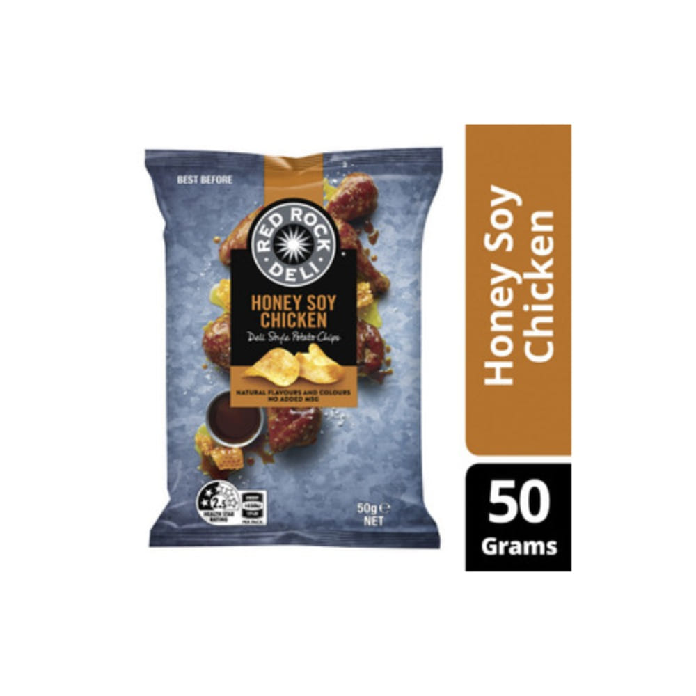 레드 록 델리 허니 소이 치킨 포테이토 칩 50g, Red Rock Deli Honey Soy Chicken Potato Chips 50g