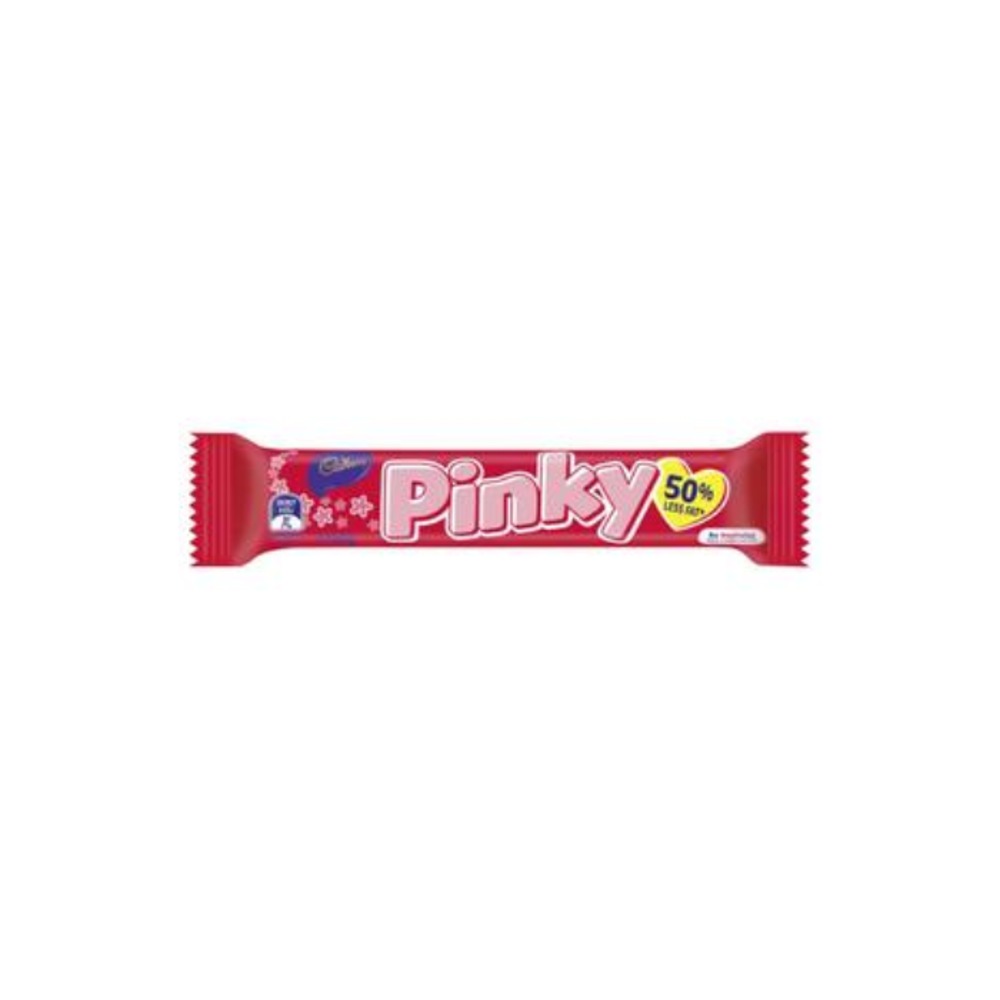 캐드버리 핑키 초코렛 바 레스 팻 40g, Cadbury Pinky Chocolate Bar Less Fat 40g