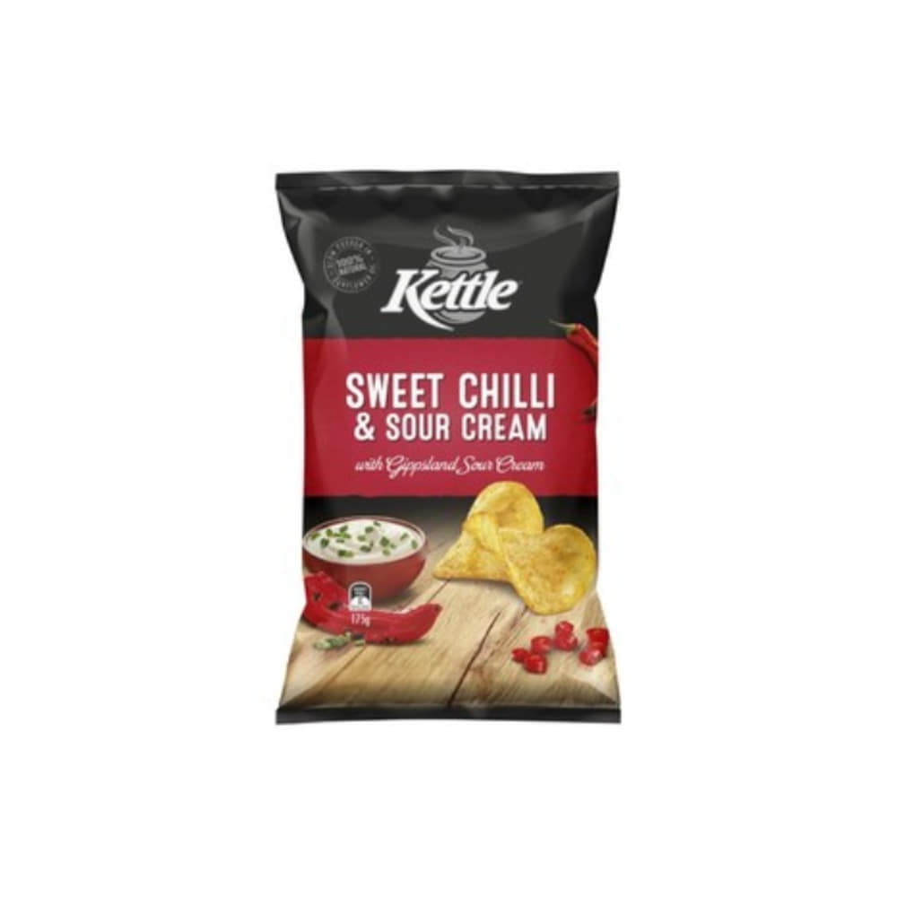 케틀 스윗 칠리 &amp; 사워 크림 포테이토 칩 175g, Kettle Sweet Chilli &amp; Sour Cream Potato Chips 175g