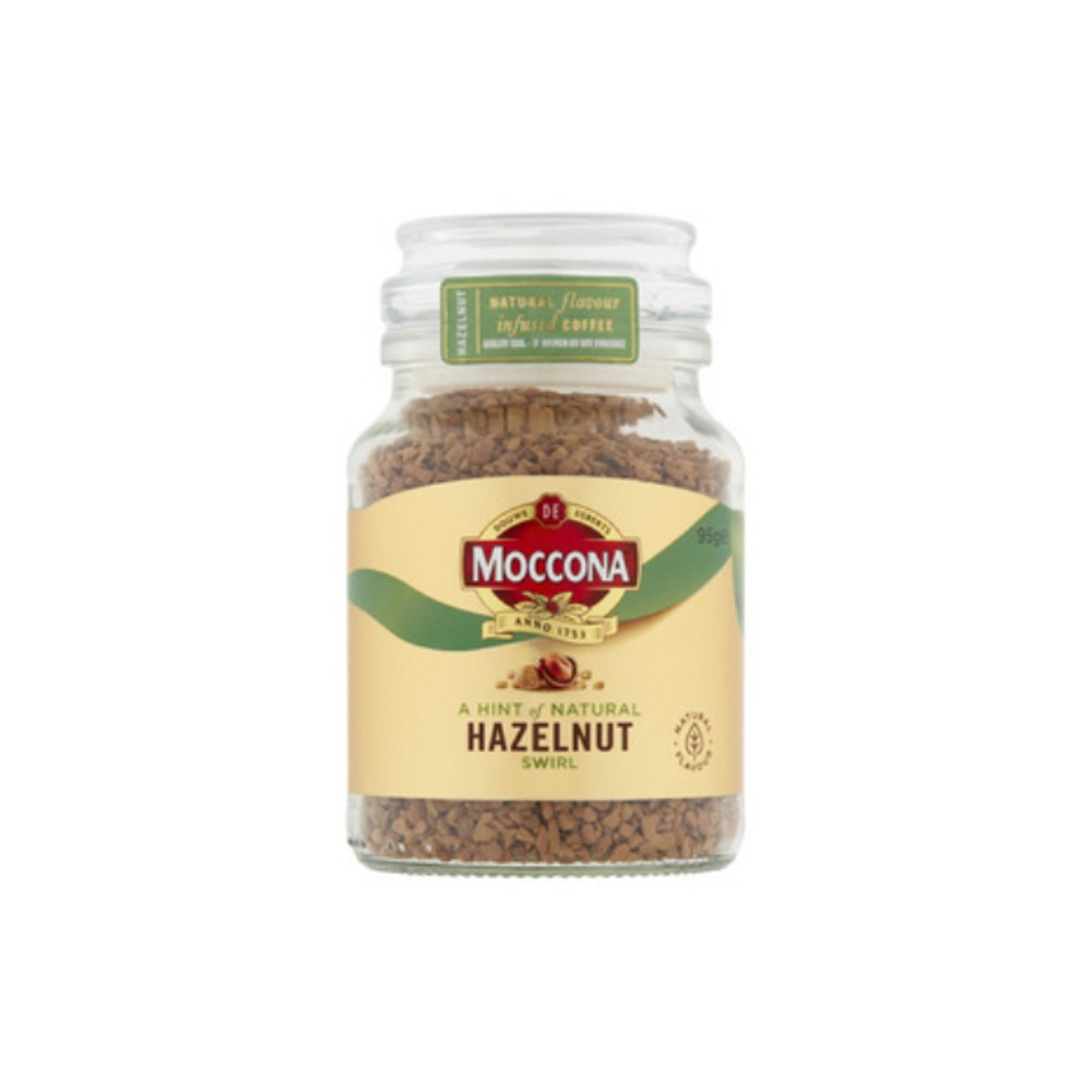 모코나 헤이즐넛 플레이버 인퓨즈드 인스턴트 커피 95g, Moccona Hazelnut Flavour Infused Instant Coffee 95g