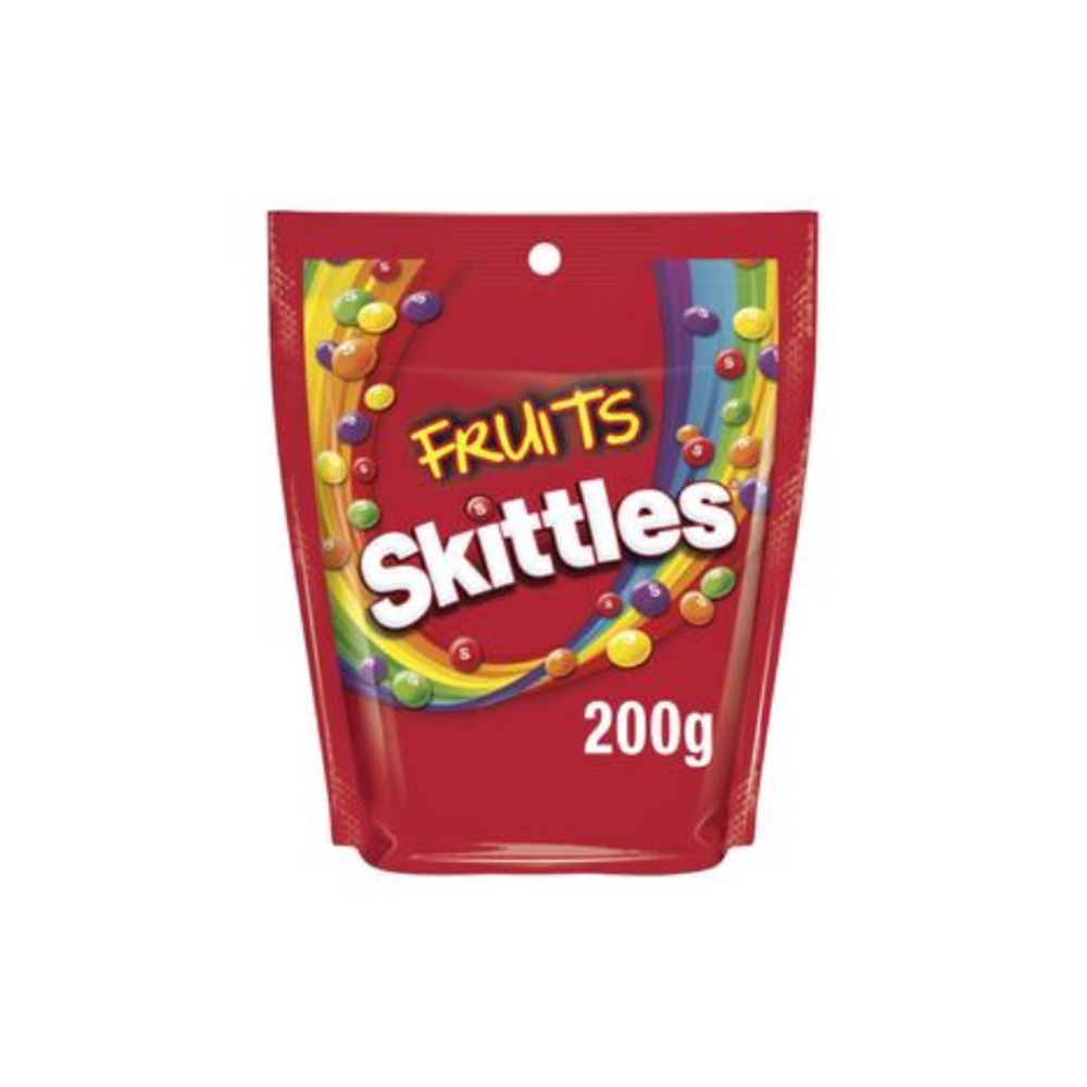 스키틀즈 프룻츠 롤리스 미디엄 배그 200g, Skittles Fruits Lollies Medium Bag 200g