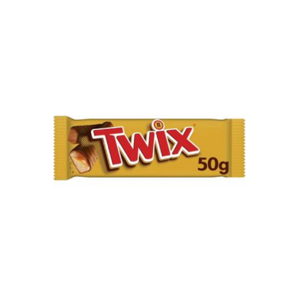 트윅스 초코렛 바 50g, Twix Chocolate Bar 50g