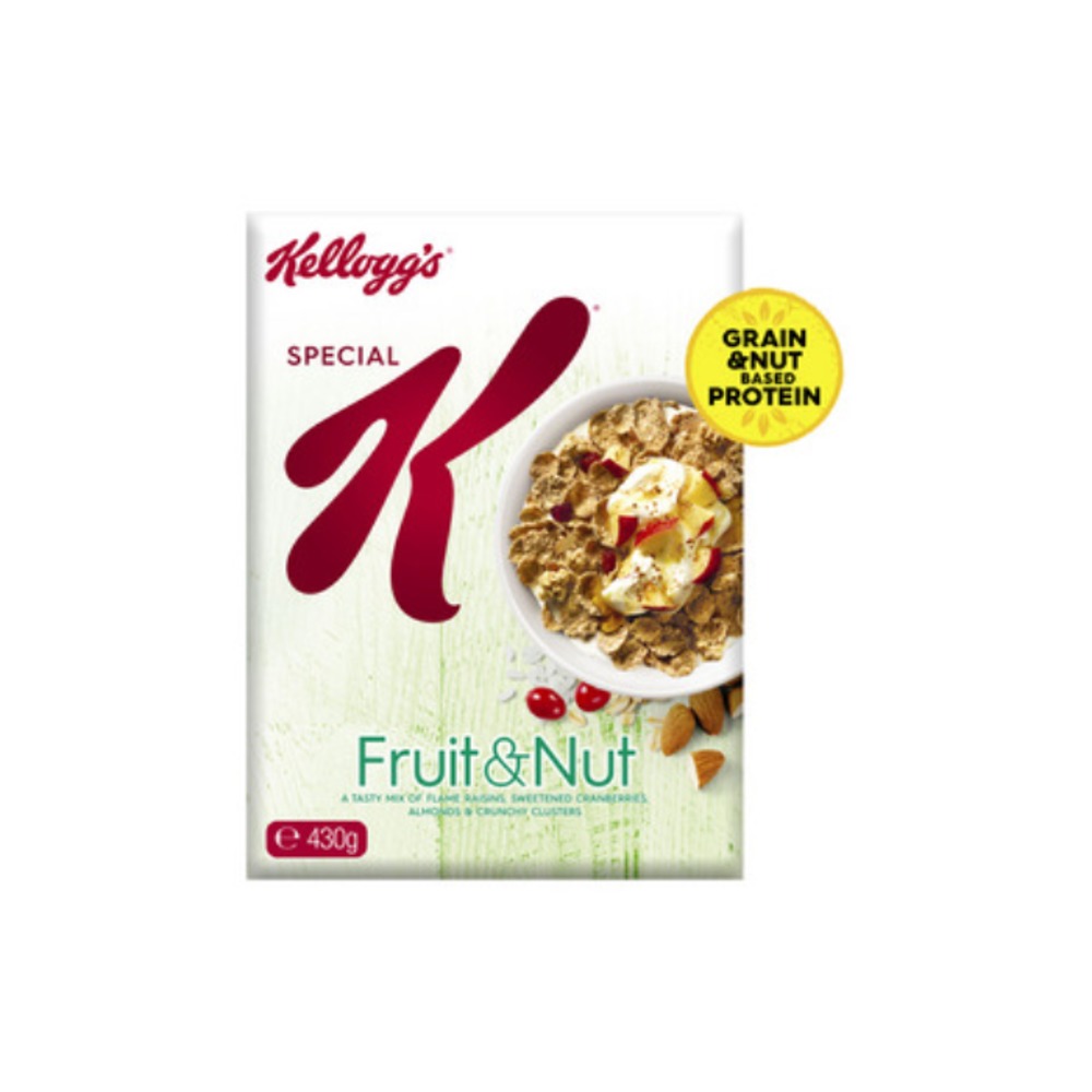 켈로그 스페셜 K 프룻 &amp; 넛 브렉퍼스트 시리얼 위드 그레인 앤 넛 베이스드 프로틴 430g, Kelloggs Special K Fruit &amp; Nut Breakfast Cereal with Grain and Nut Based Protein 430g