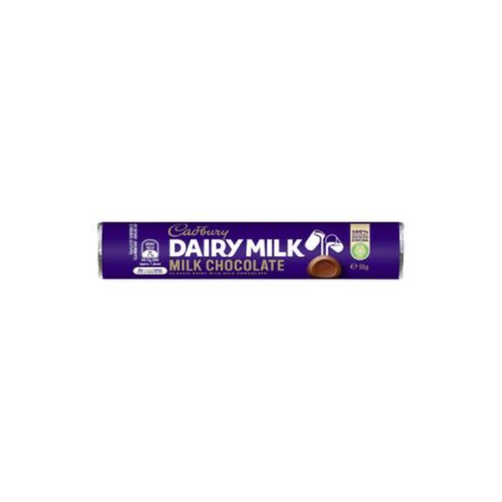 캐드버리 데어리 밀크 초코렛 롤 팩 55g, Cadbury Dairy Milk Chocolate Roll Pack 55g