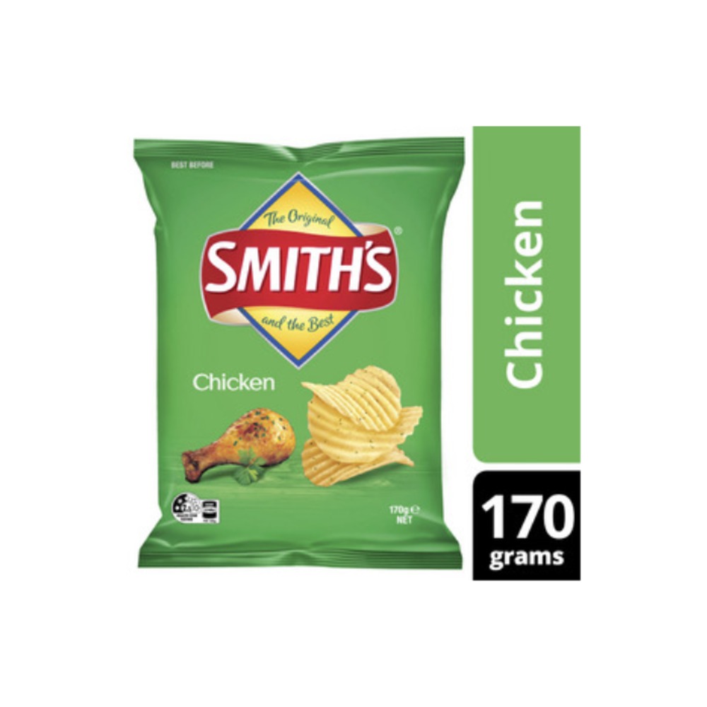 스미스 크링클 컷 치킨 포테이토 칩 170g, Smiths Crinkle Cut Chicken Potato Chips 170g