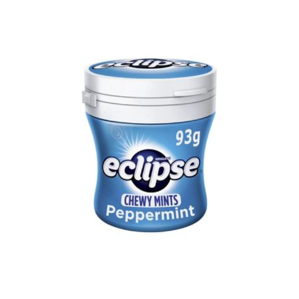 리글리 이클립스 페퍼민트 츄이 민트 보틀 93g, Wrigleys Eclipse Peppermint Chewy Mints Bottle 93g