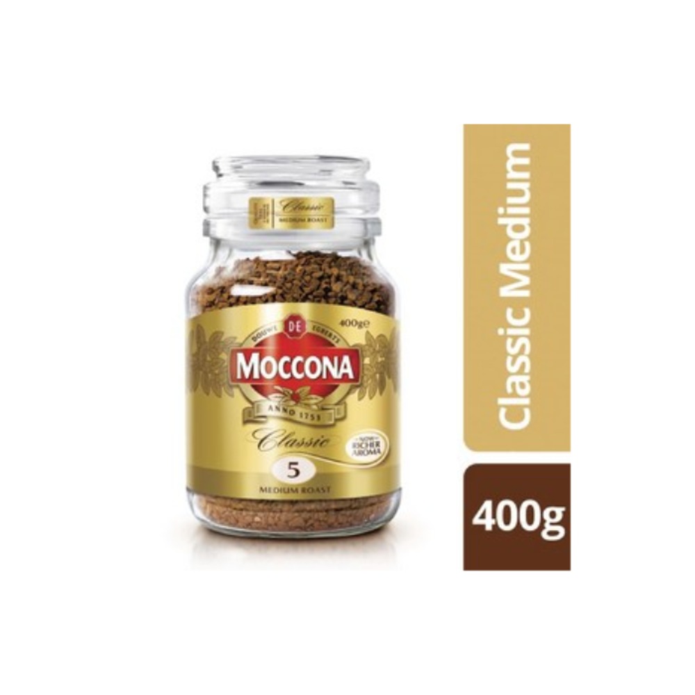 모코나 클래식 미디엄 로스트 인스턴트 커피 400g, Moccona Classic Medium Roast Instant Coffee 400g