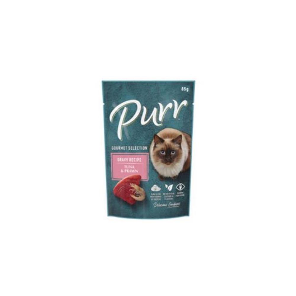Purr Tuna Prawn Gravy Cat Food Pouch 85g 3707981P