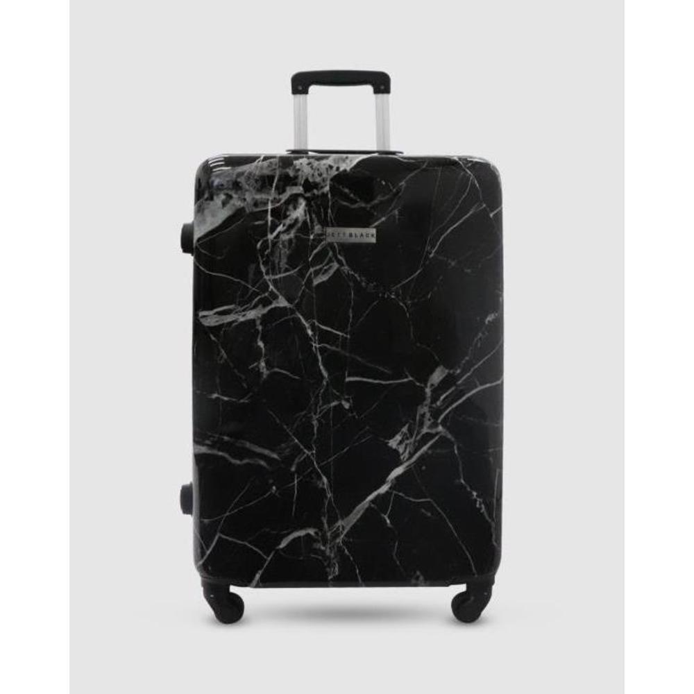 JETT BLACK Black Marble Series Large Suitcase JE237AC07PUE