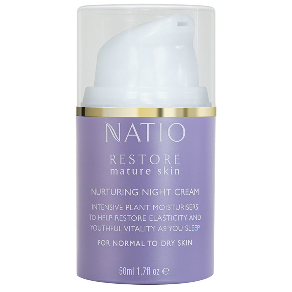 [초특가세일] 나티오 리스토어 너쳐링 나이트 크림 50ml, Natio Restore Nurturing Night Cream 50ml Online Only (수량한정 깜짝세일)