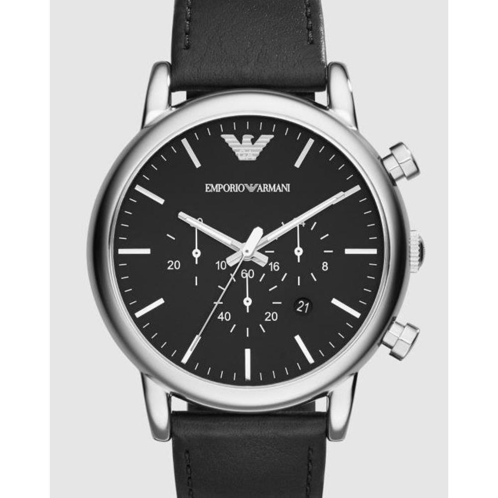 Emporio Armani Black Chronograph Watch AR1828 EM941AC53NPI