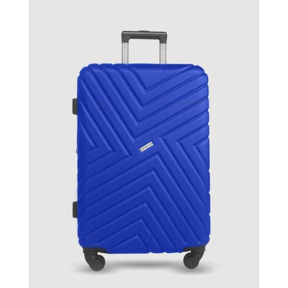 JETT BLACK Royal Blue Maze Medium Suitcase JE237AC34DAR