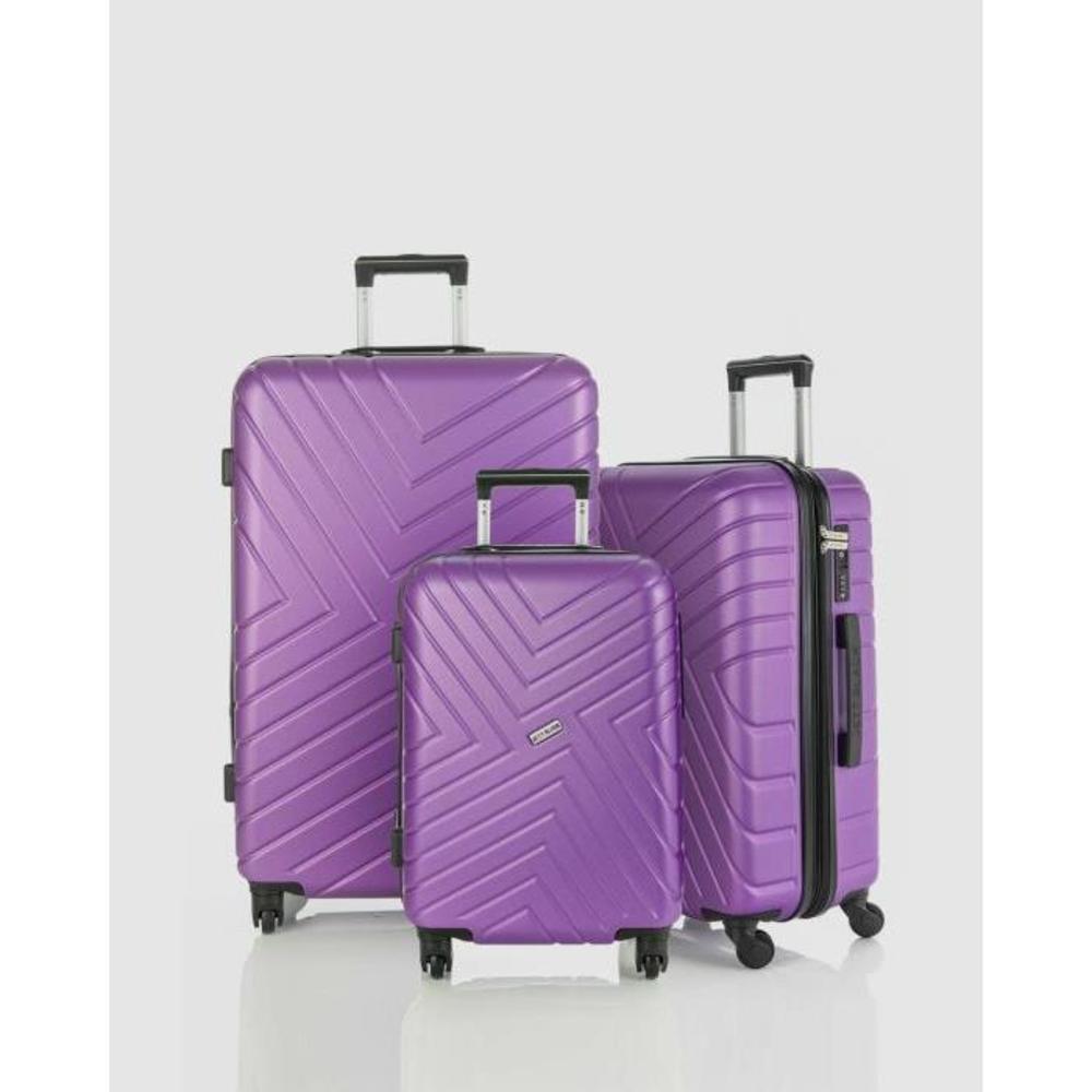 JETT BLACK Violet Maze Luggage Set JE237AC34WPT