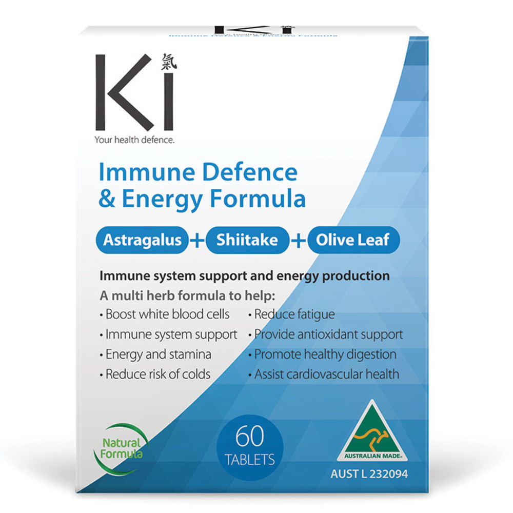 [초특가세일] 키 이뮨 디펜스 and 에너지 포뮬러 60타블렛 Ki Immune Defence and Energy Formula 60 Tablets (유통기한 23년 5월까지)