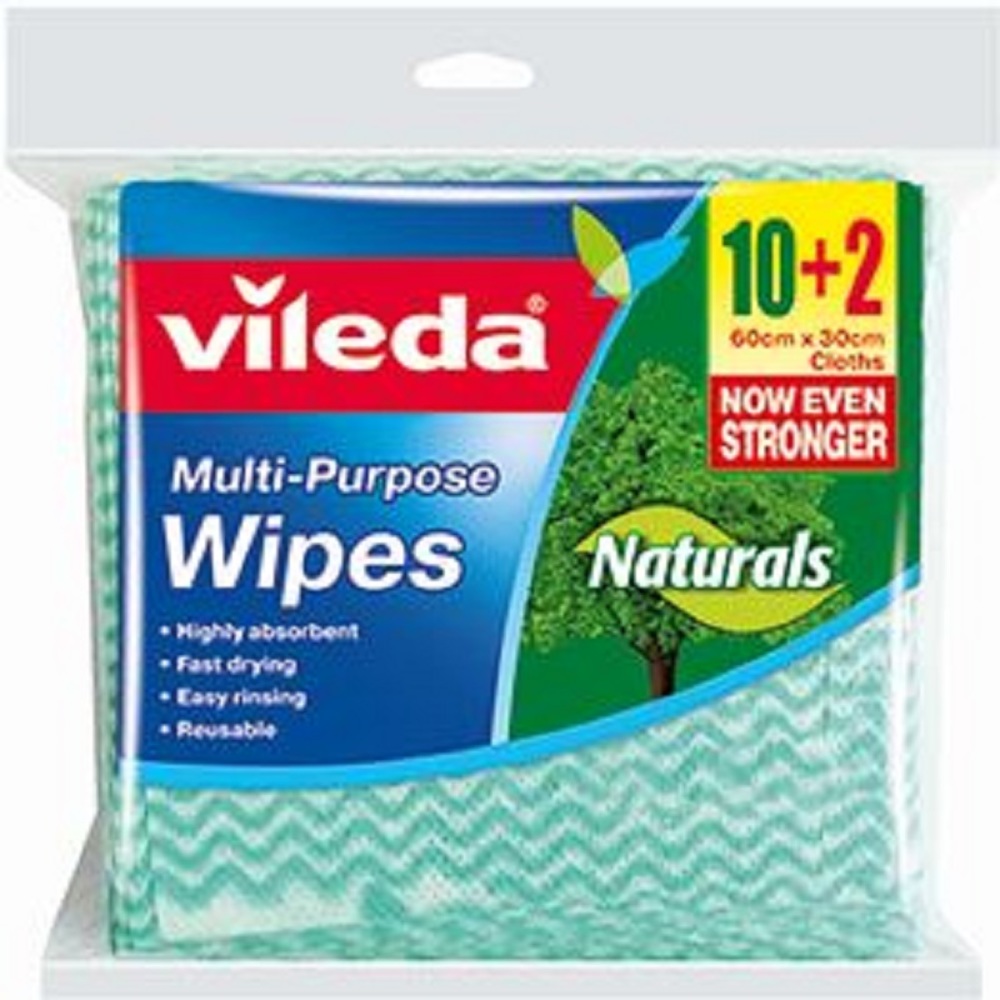 비레다 내츄럴 물티슈 멀티 퍼포즈10 팩, Vileda Naturals Wipes Multi Purpose10 Pack