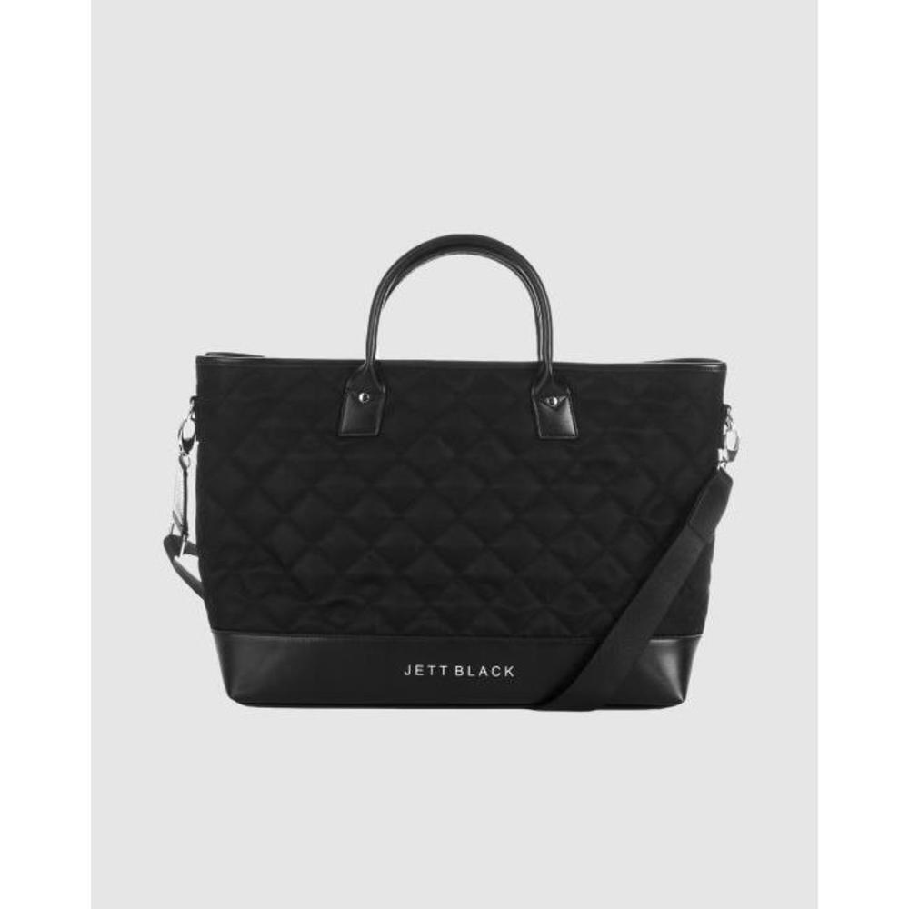 JETT BLACK The Chicago Quilted Laptop Work Bag JE237AC18HBH
