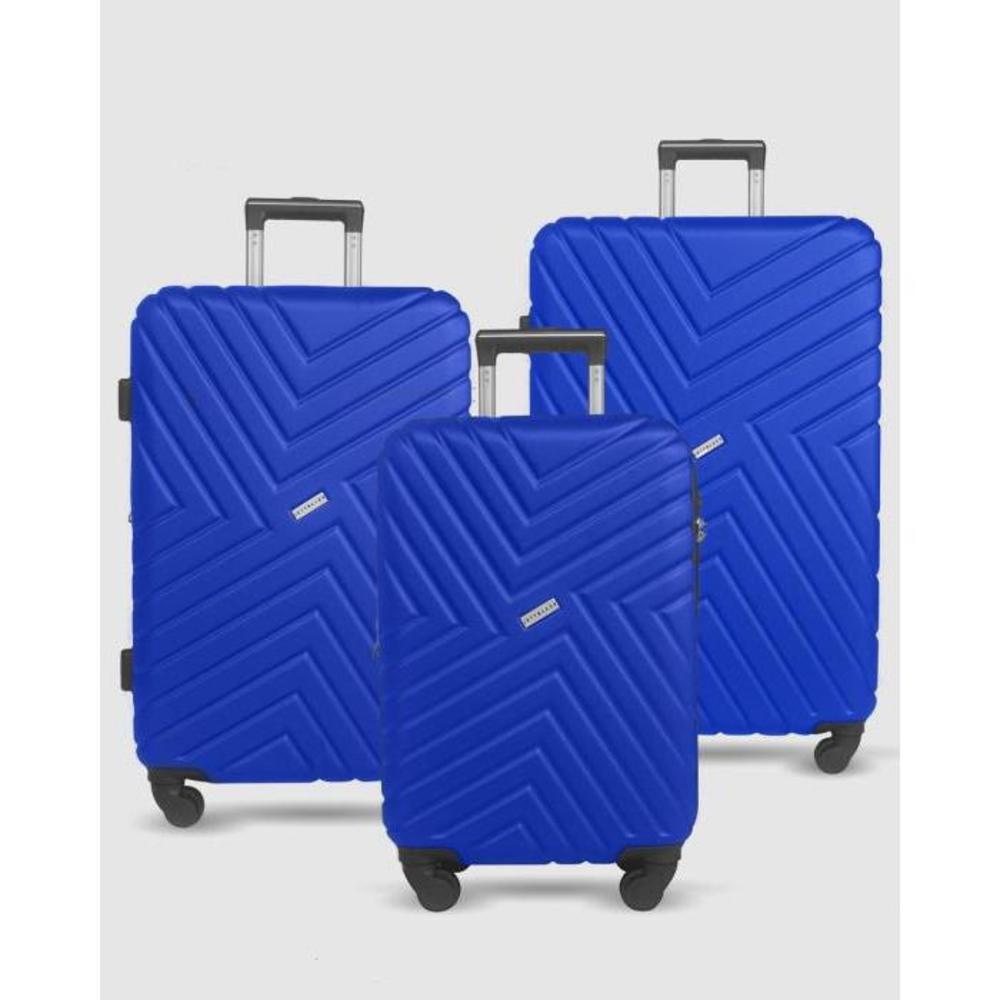 JETT BLACK Royal Blue Maze Luggage Set JE237AC62JMF