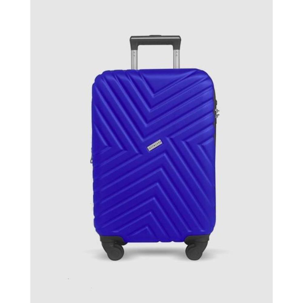 JETT BLACK Royal Blue Maze Carry On Suitcase JE237AC80BZV