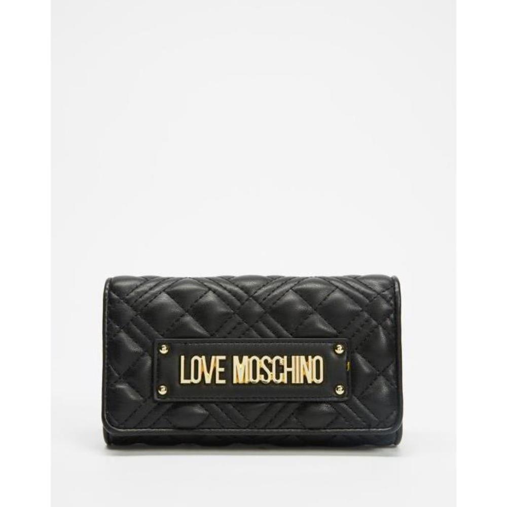 LOVE MOSCHINO Quilted Large Wallet LO854AC76HSL