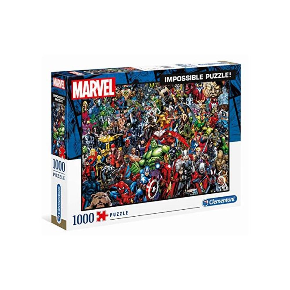 Clementoni Marvel Impossible Puzzle 1000 Pieces, Multicolor (39411) B073WG54GN