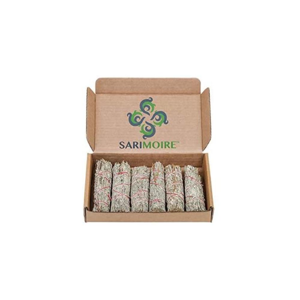 Sarimoire Sage Bundles - 6-4 Blue Sage Smudge Sticks - Perfect Sage Stick Smudge Sticks Smudging Kit Replenishment B07TN463LR