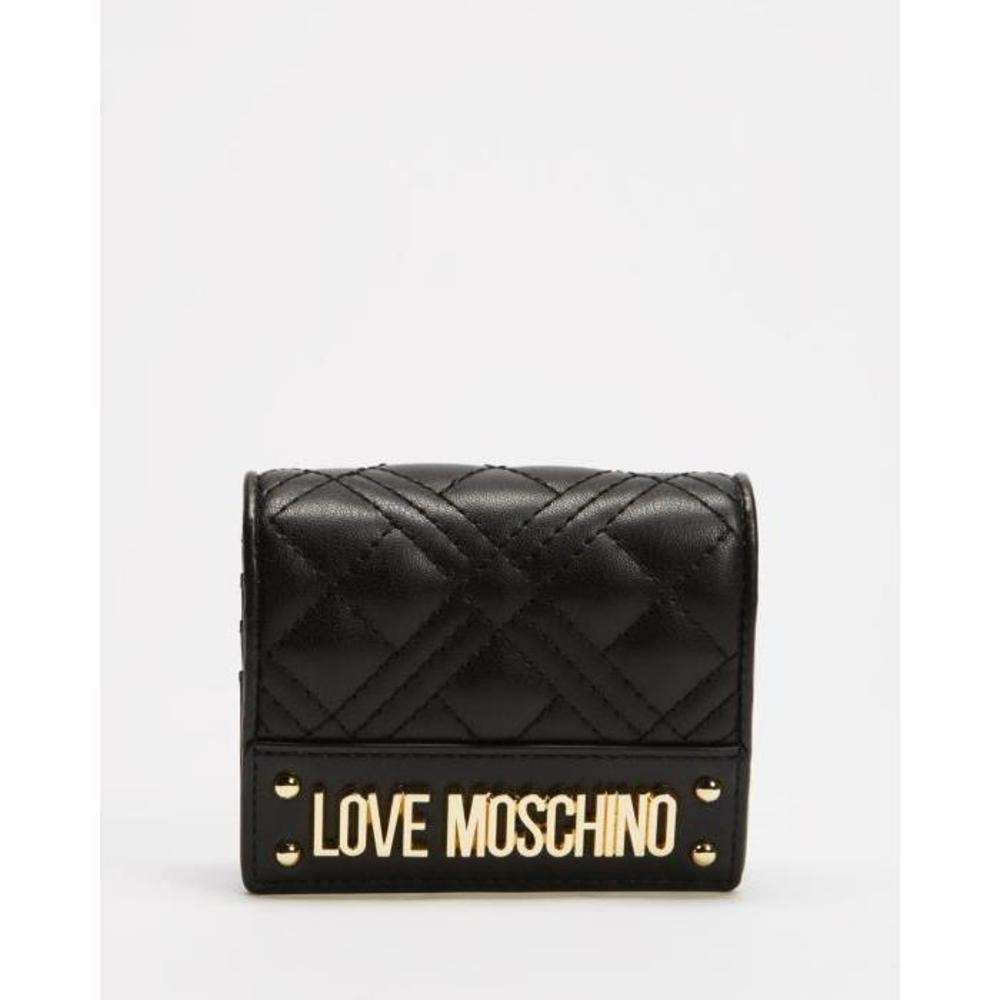 LOVE MOSCHINO Quilted Soft PU Wallet LO854AC37BTM