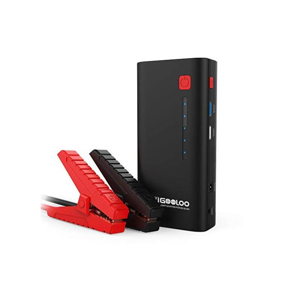 GOOLOO Upgraded 1200A Peak 18000mAh Portable Car Jump Starter (Up to 7.0L Gas or 5.5L Diesel Engine) High Speed Quick Charge 3.0 Auto Booster Power Pack Phone Charger Built-in LED B0748D8KT6